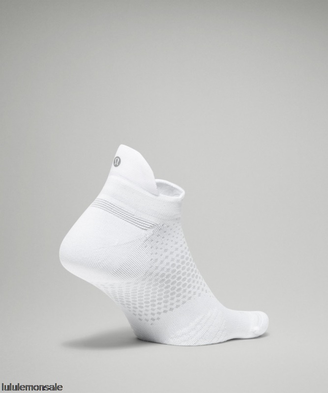 Lululemon Deutschland DELULU926 | Weiß Macropillow Tab Laufsocke Mittlere Dämpfung